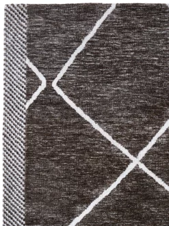 Moderner Teppich, Charcoal -KIBEK Verkäufe Nikkala ModernerTeppich SchwarzWeiss Charcoal 170x240 lup