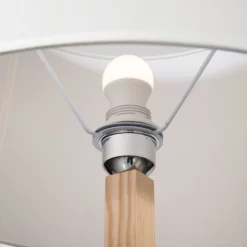 Standleuchte, Natural/White 8 Standleuchte, Natural/White -KIBEK Verkäufe NordicTouch Standleuchte Weiss G36 43x43x160 lup1