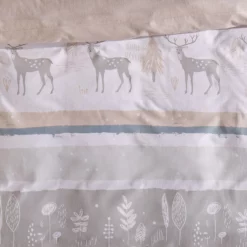 Bettwäsche, Beige -KIBEK Verkäufe Nuuk Bettwaesche Grau Beige 135x200 lup