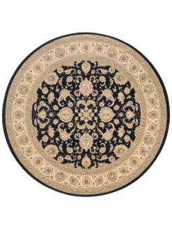 Orient-Teppich, Blau -KIBEK Verkäufe Onyx Klassischweb Blau 200rund pla