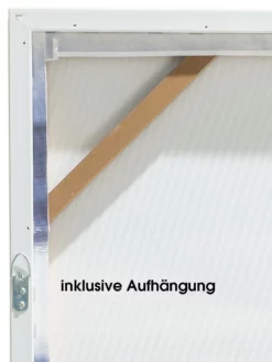 Leinwand-Druck-handbemalt, Blau -KIBEK Verkäufe Orkan Druckgerahmt Beige Blau 50x70 ruk