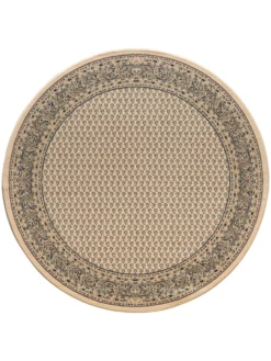 Orient-Teppich, Beige 7 Orient-Teppich, Beige -KIBEK Verkäufe Osaka Klassischweb Beige 160rund pla
