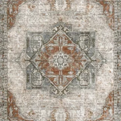 Vintage-Teppich, Kupfer -KIBEK Verkäufe Palacio Vintageteppich Terracotta Kupfer 160x230 lup2