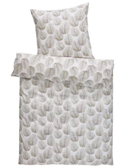 Renforcé-Bettwäsche, Khaki -KIBEK Verkäufe Palmari Bettwaesche Beige Khaki 135x200 pla