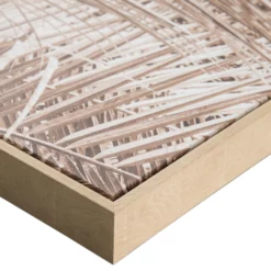 Leinwand-Druck-gerahmt, Beige -KIBEK Verkäufe Palmela Druckgerahmt Braun Beige 80x120 lup2