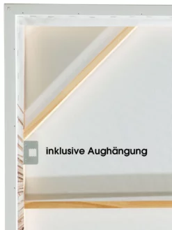 Leinwand-Druck-gerahmt, Beige -KIBEK Verkäufe Palmela Druckgerahmt Braun Beige 80x120 ruk