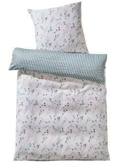 Satin-Bettwäsche, Grün 8 Satin-Bettwäsche, Grün -KIBEK Verkäufe Paluma Bettwaesche Gruen 135x200 pla