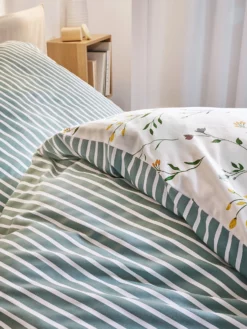 Satin-Bettwäsche, Grün 7 Satin-Bettwäsche, Grün -KIBEK Verkäufe Paluma Bettwaesche Gruen 135x200 spar