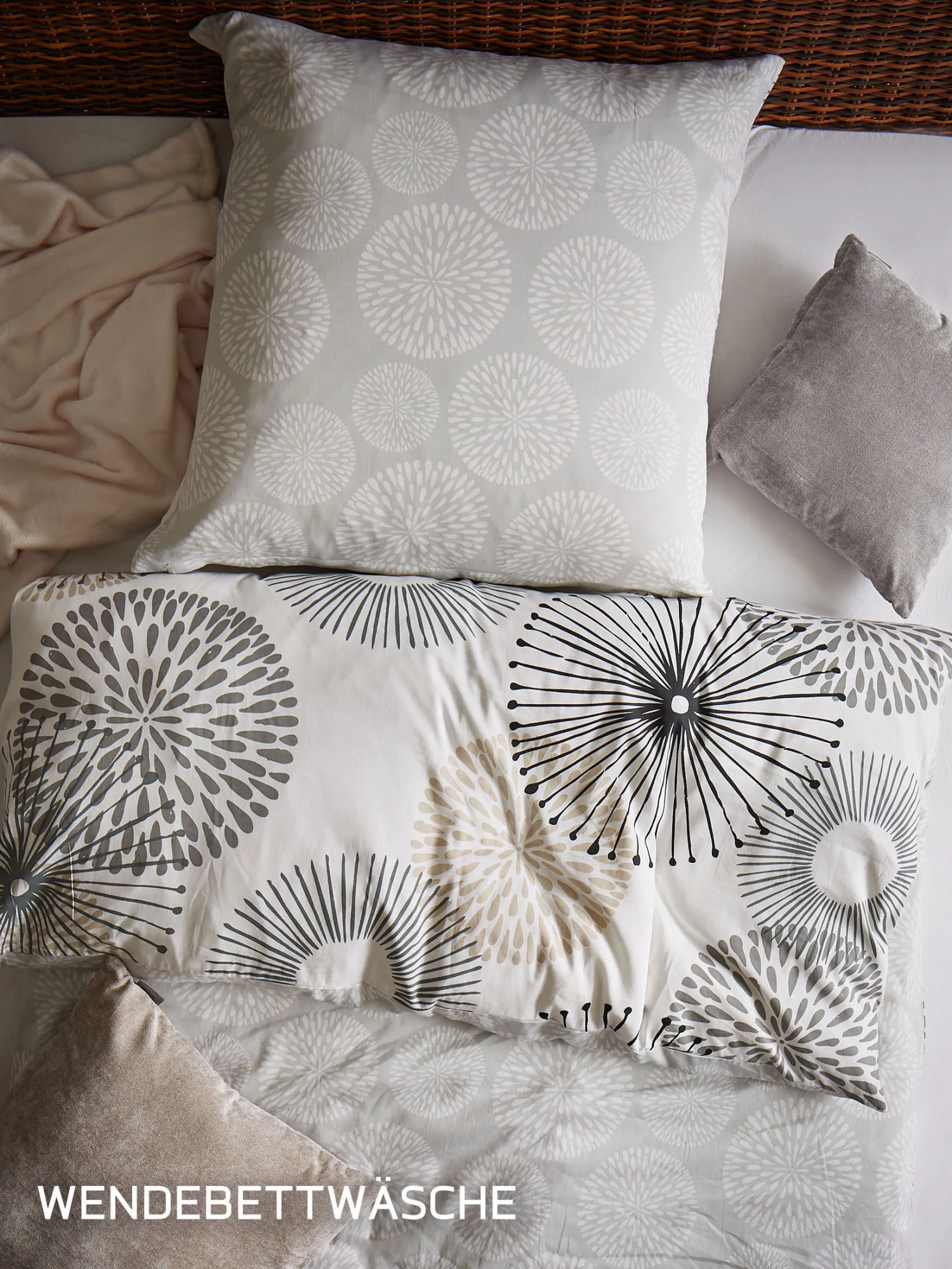 Satin-Bettwäsche, Nature 4 Satin-Bettwäsche, Nature – Bild 2