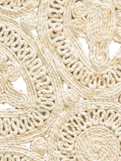 Jute-Teppich, Beach -KIBEK Verkäufe Perleta JuteTeppich Beige Beach 90rund lup