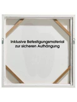 Druck Gerahmt, Orange/Weiss 11 Druck Gerahmt, Orange/Weiss -KIBEK Verkäufe Polly Druckgerahmt Orange OrangeWeiss 63x63 ruk