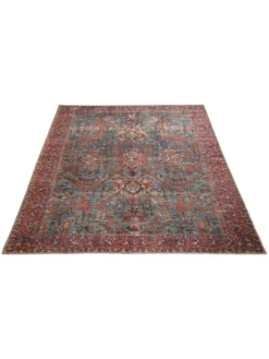 Vintage-Teppich, Dunkelrot 9 Vintage-Teppich, Dunkelrot -KIBEK Verkäufe Ranishwar VintageTeppich Mehrfarbig Dunkelrot 152x230 fper