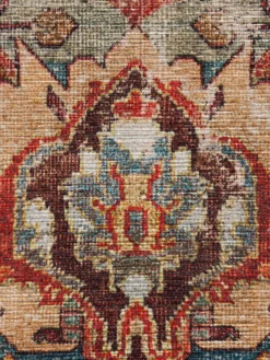 Vintage-Teppich, Dunkelrot 10 Vintage-Teppich, Dunkelrot -KIBEK Verkäufe Ranishwar VintageTeppich Mehrfarbig Dunkelrot 152x230 lup