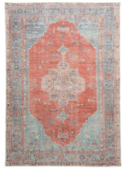 Vintage-Teppich, Rot 8 Vintage-Teppich, Rot -KIBEK Verkäufe Ranjanpur VintageTeppich Rot 160x230 pla