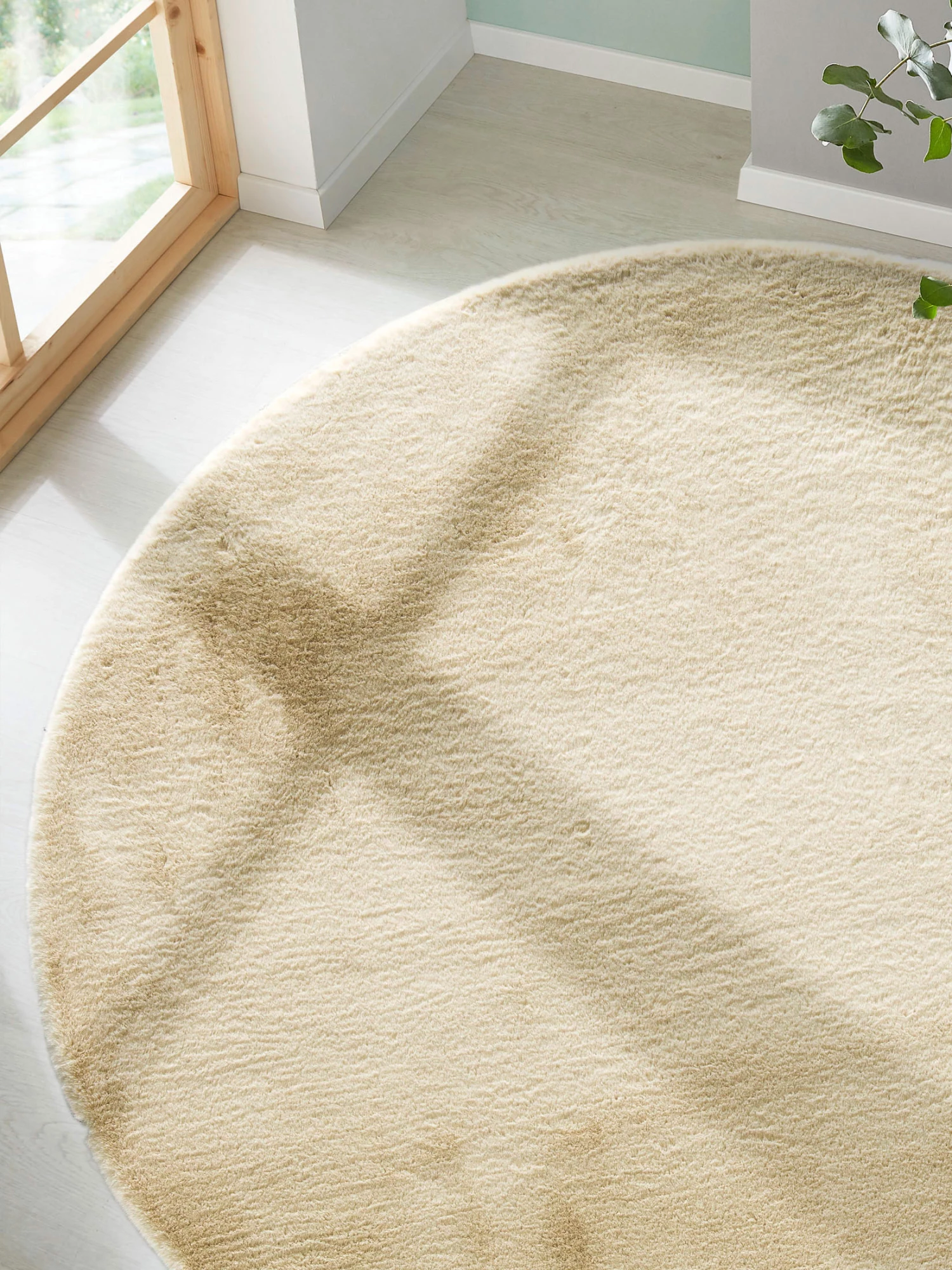 Kunstfell-Teppich, Creme 3 Kunstfell-Teppich, Creme