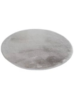 Kunstfell-Teppich, Silver 8 Kunstfell-Teppich, Silver -KIBEK Verkäufe Ranua Kunstfellteppich hellgrau silver rund100 fper