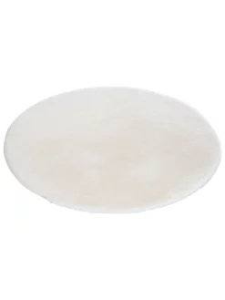 Kunstfell-Teppich, Snow 8 Kunstfell-Teppich, Snow -KIBEK Verkäufe Ranua Kunstfellteppich weiss snow rund100 fper