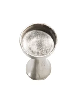 Kerzenleuchter, Silber -KIBEK Verkäufe RawSilverFinish Kerzenleuchter Silber 9x19 pla