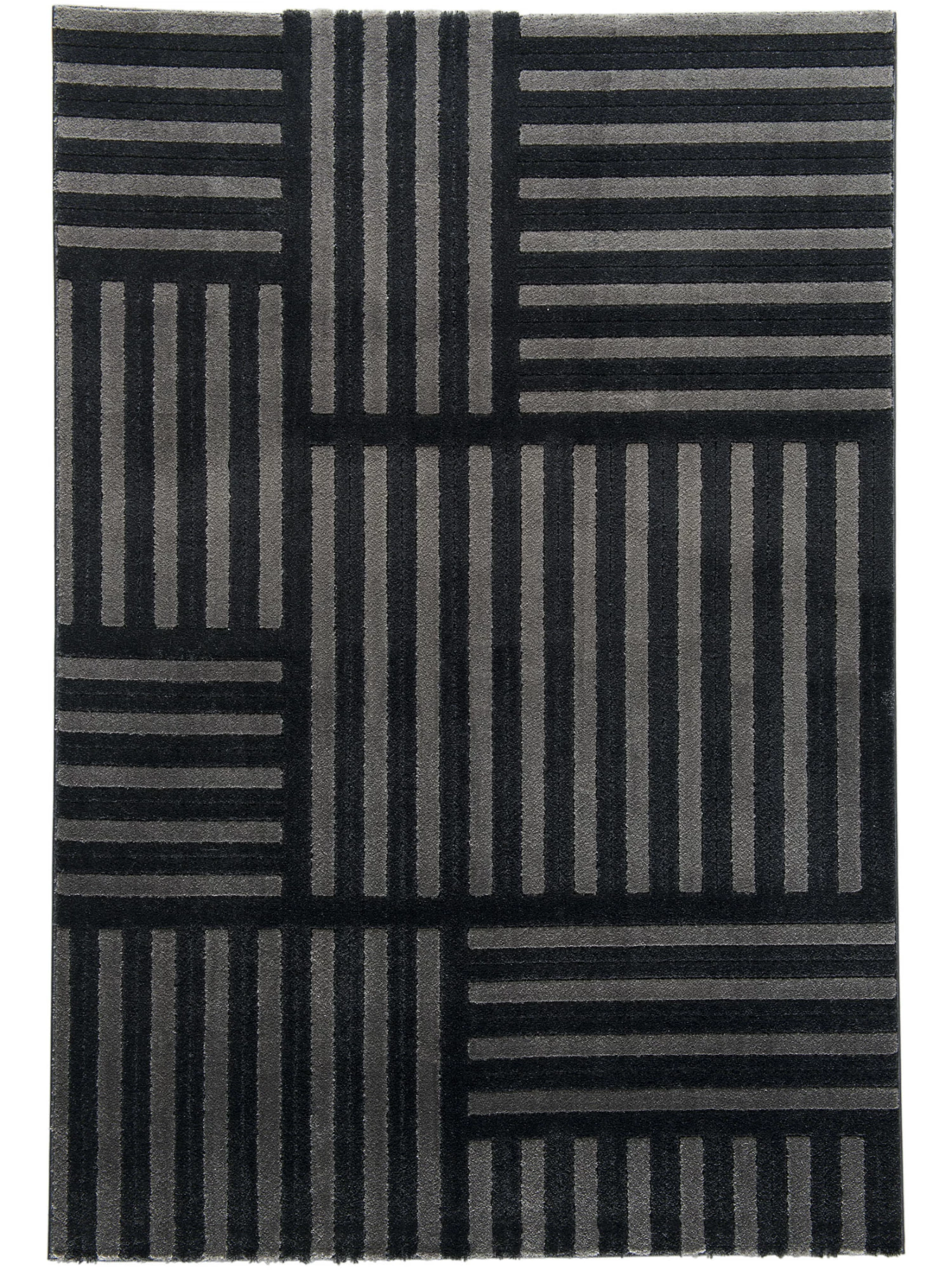 Moderner Teppich, Anthrazit 4 Moderner Teppich, Anthrazit – Bild 2
