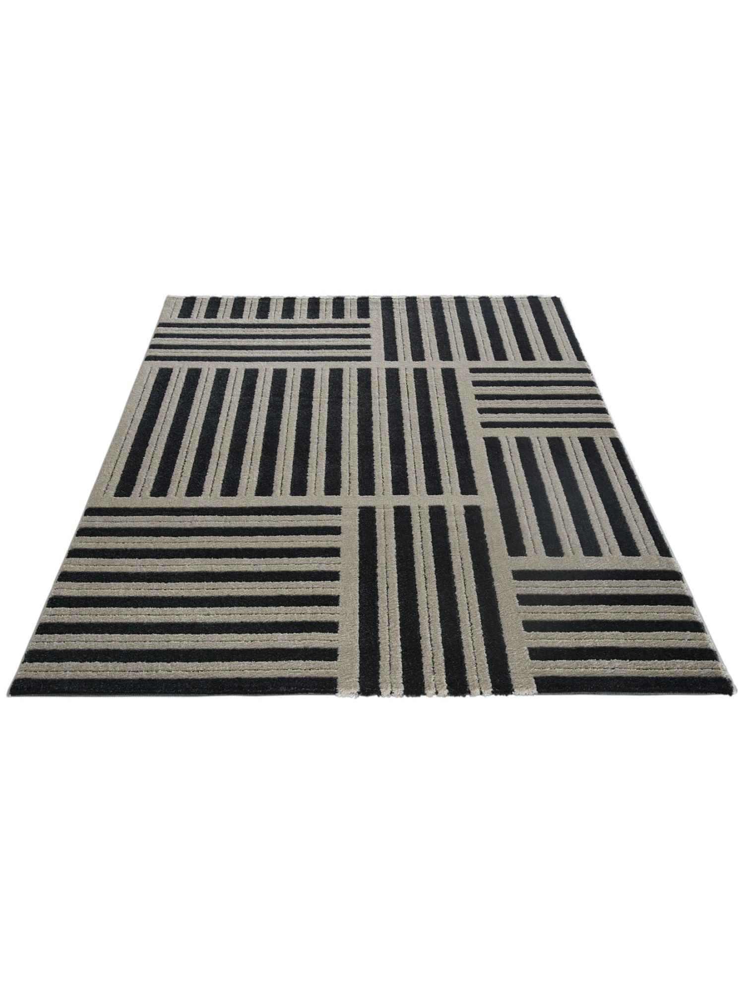 Moderner Teppich, Black/White 5 Moderner Teppich, Black/White – Bild 3