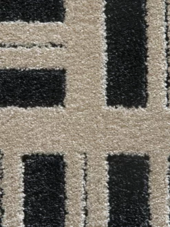 Moderner Teppich, Black/White 10 Moderner Teppich, Black/White -KIBEK Verkäufe Rieseby ModernerTeppich Weiss BlackWhite 160x230 lup