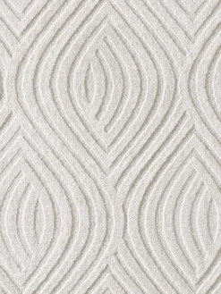 Moderner Teppich, Offwhite 9 Moderner Teppich, Offwhite -KIBEK Verkäufe Rombo ModernerTeppich Creme Offwhite 160x230 lup