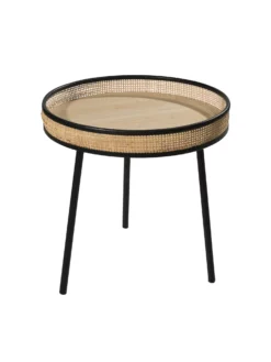 Tisch, Natur -KIBEK Verkäufe Rotang Tisch Hellbraun Natur 42x42x41 per