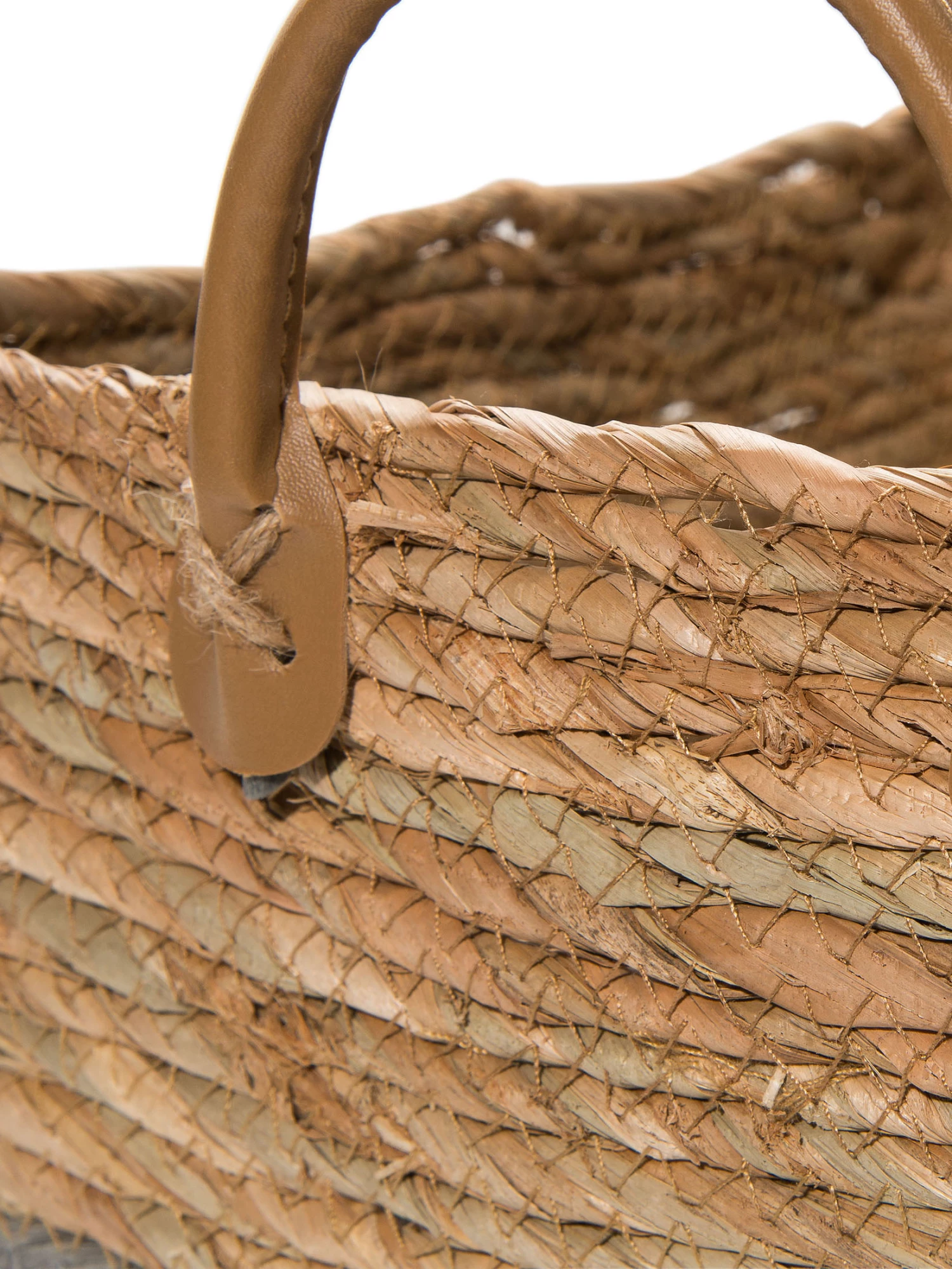 Korb, Grau/Natur 4 Korb, Grau/Natur – Bild 2