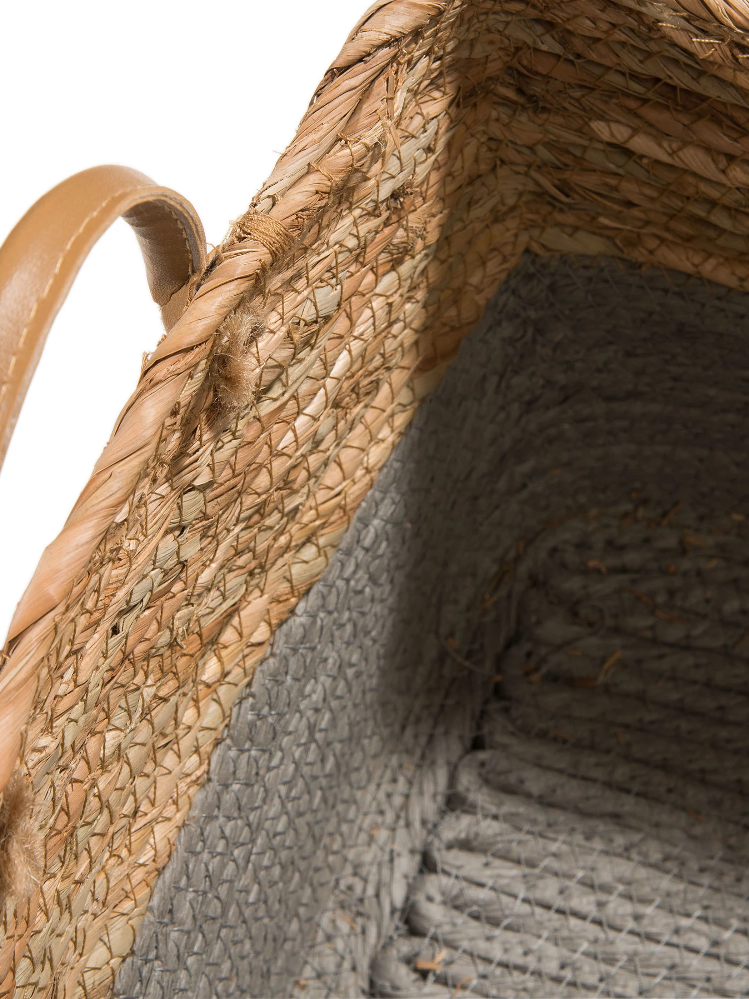 Korb, Grau/Natur 5 Korb, Grau/Natur – Bild 3