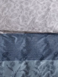 Satin-Bettwäsche, Blaugrün -KIBEK Verkäufe Sarobi Bettwaesche Blau Blaugruen 135x200 lup