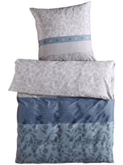 Satin-Bettwäsche, Blaugrün -KIBEK Verkäufe Sarobi Bettwaesche Blau Blaugruen 135x200 pla