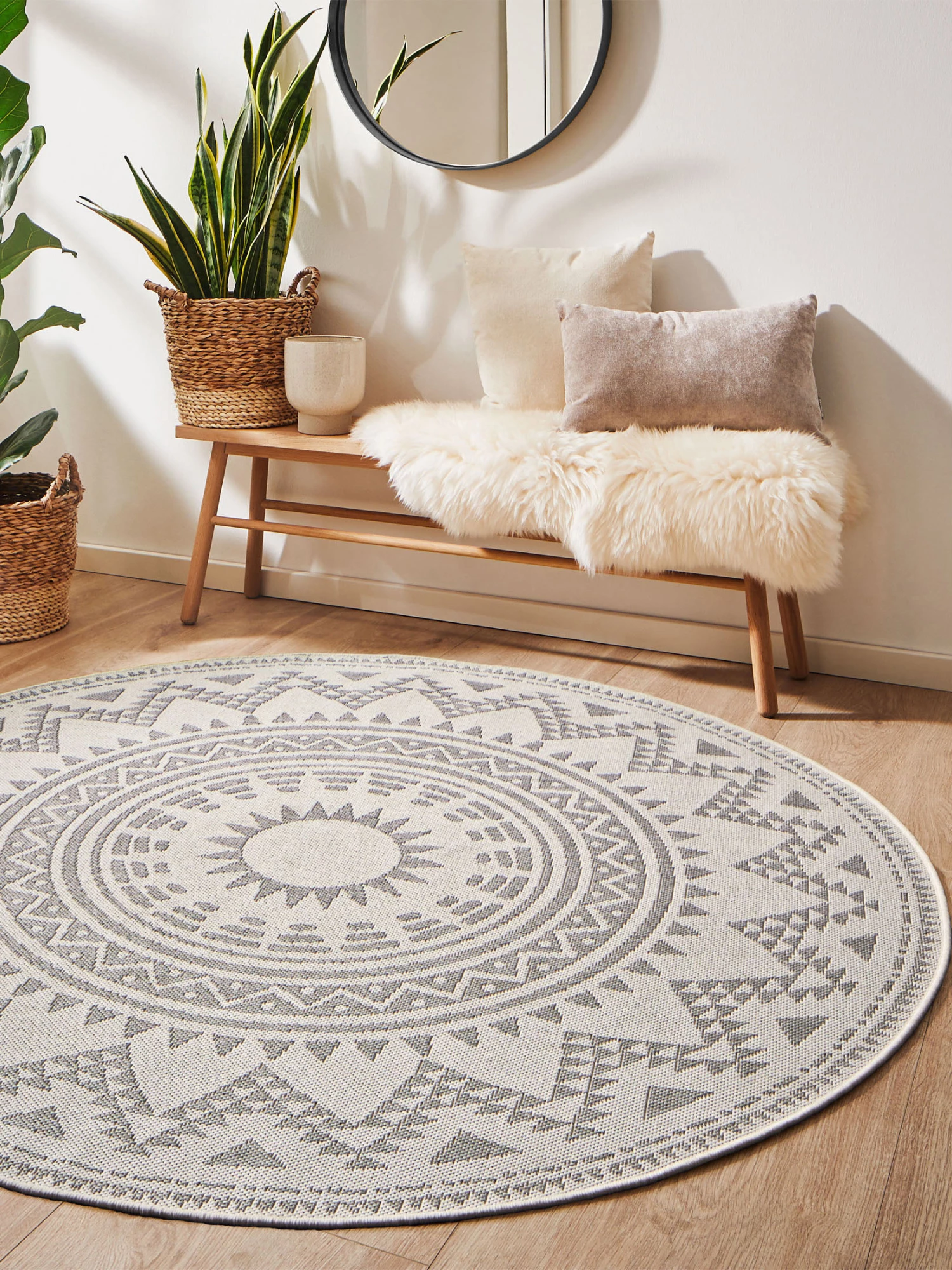 Outdoor-Teppich, Creme 3 Outdoor-Teppich, Creme