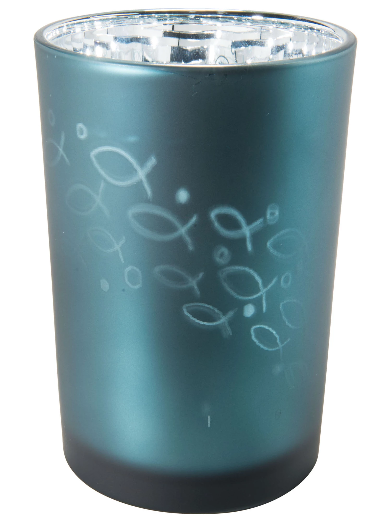 Teelichthalter, Blau 3 Teelichthalter, Blau