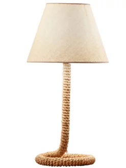 Tischleuchte, Natur 5 Tischleuchte, Natur -KIBEK Verkäufe Seil Tischleuchte Beige Natur 28x53 per