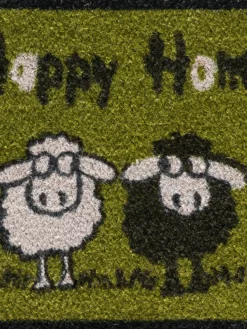Fußmatte, Hellgrün -KIBEK Verkäufe Sheep Fussmatte gruen Hellgruen 40x60 lup