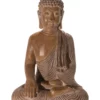 Figur, Hellbraun 2 Figur, Hellbraun -KIBEK Verkäufe SittingBuddha Figur Braun Hellbraun 21x28x43 pla
