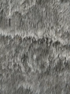 Kunstfell-Teppich, Taupe -KIBEK Verkäufe Skara KunstfellTeppich Hellgrau Taupe 160rund lup