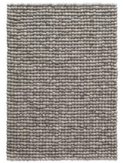Filzkugel-Teppich, Stone Grey