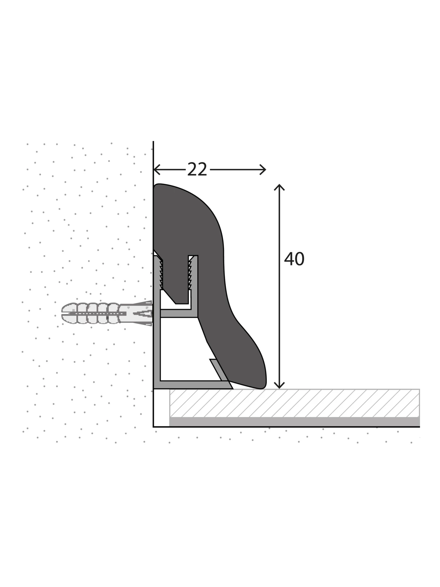 Sockelleiste, Columbian Oak 5 Sockelleiste, Columbian Oak – Bild 3