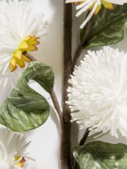 Kunstblume, Weiss -KIBEK Verkäufe Softflower Kunstblume Weiss 120 lup