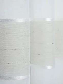 Ösenschal, Taupe 11 Ösenschal, Taupe -KIBEK Verkäufe Sontje Gardine Oesenschal Beige Taupe 140x245 lup2