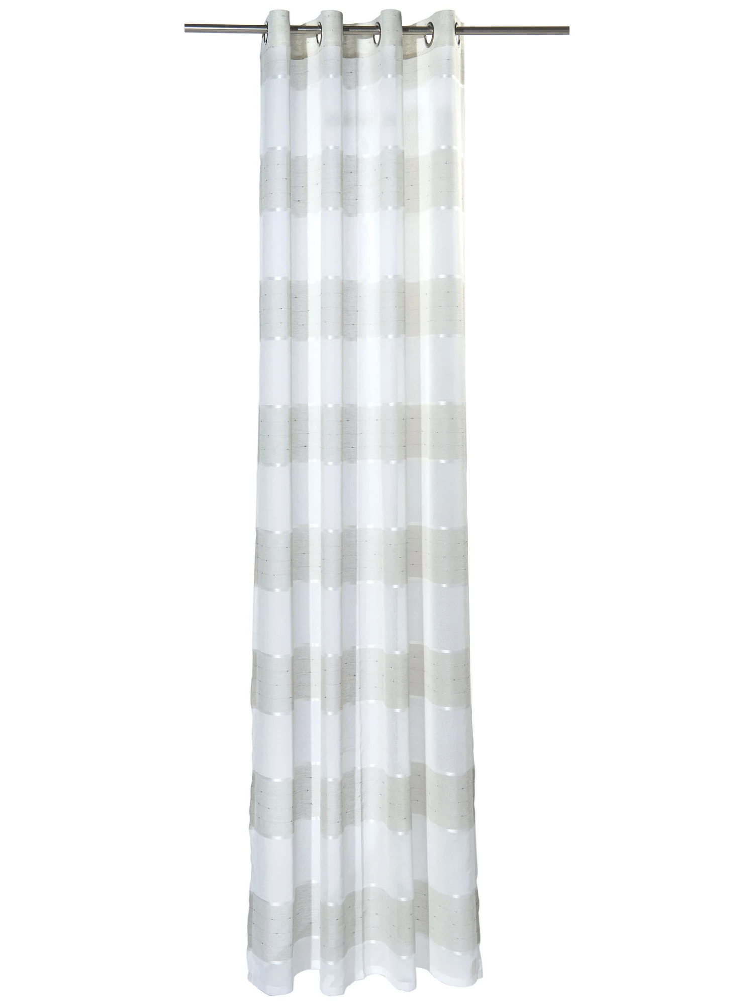 Ösenschal, Taupe 4 Ösenschal, Taupe – Bild 2