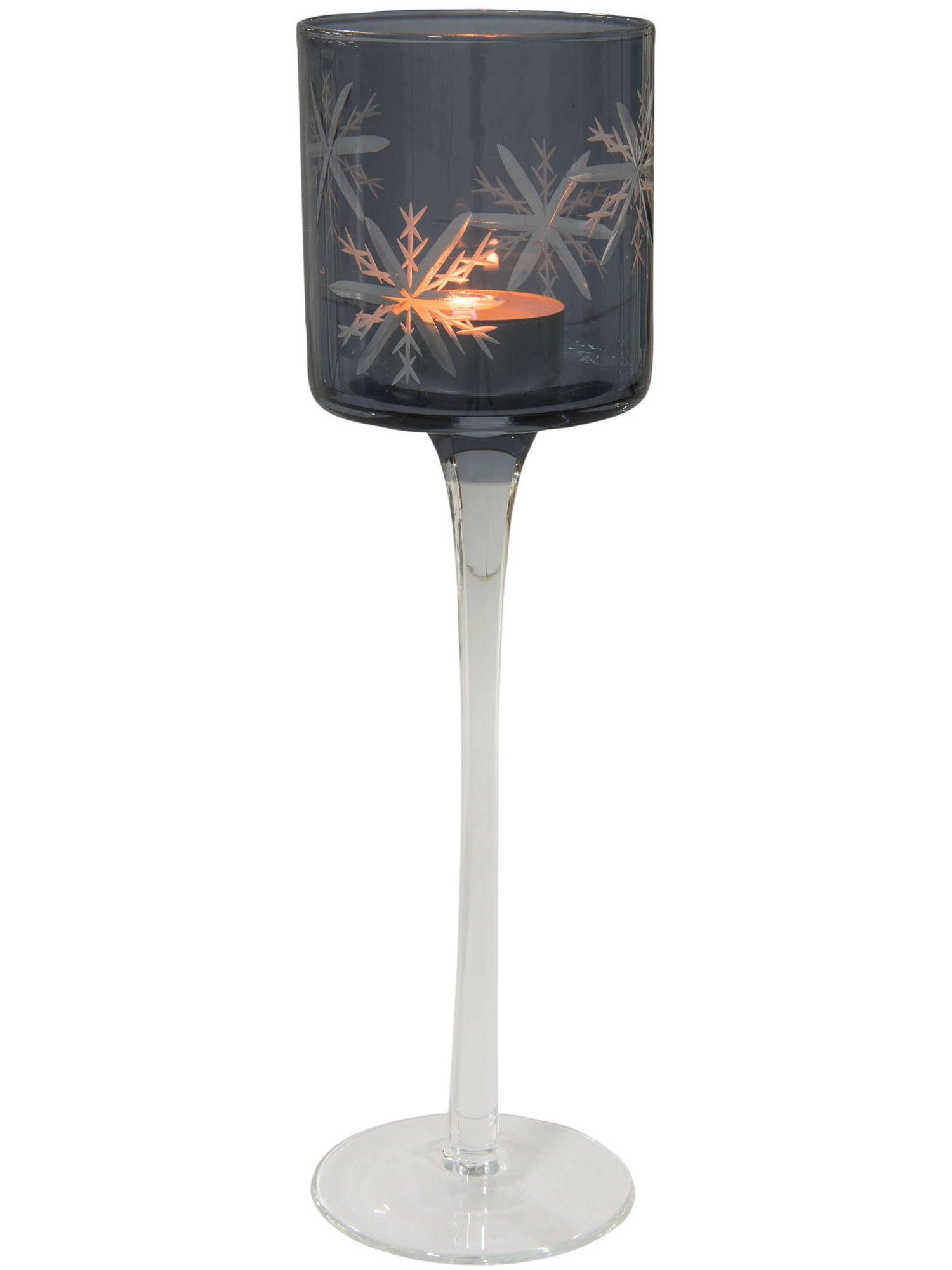 Teelichthalter, Grau 4 Teelichthalter, Grau – Bild 2