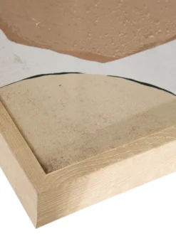 Leinwand-Druck-handbemalt, Dunkelbeige 10 Leinwand-Druck-handbemalt, Dunkelbeige -KIBEK Verkäufe Storea Druckgerahmt Beige Dunkelbeige 30x40 lup2