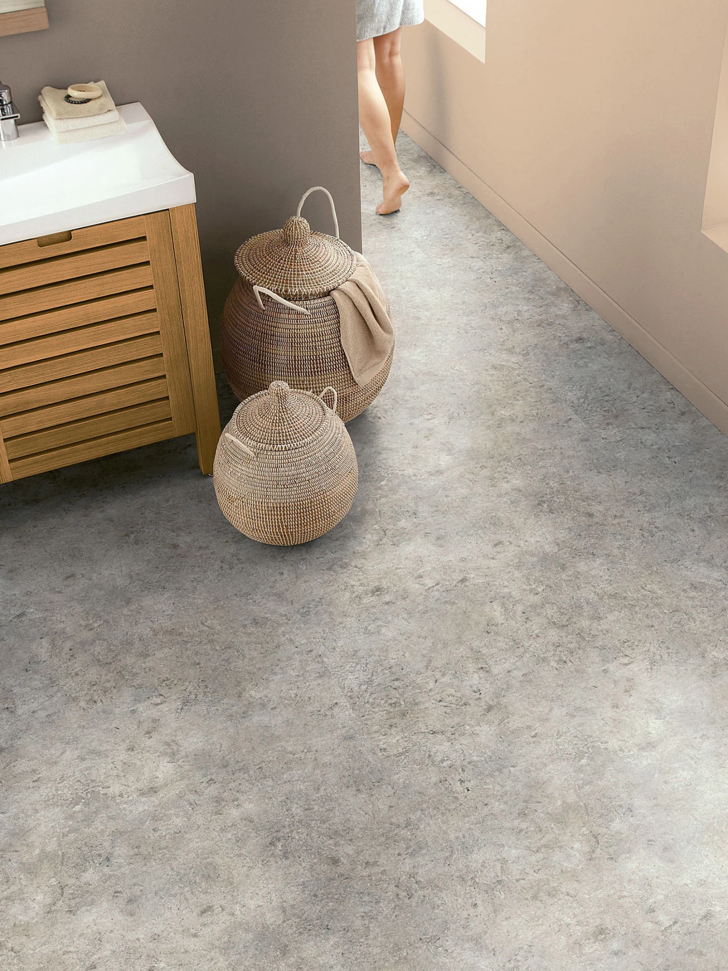 Vinyl-Rollenware, Hellgrau 50 3 Vinyl-Rollenware, Hellgrau 50