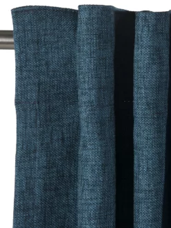 Vorhang Mit Gardinenband, Petrol -KIBEK Verkäufe Sunna Gardine VerdeckteSchlaufe Blau Petrol 140x245 lup1