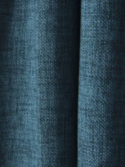 Vorhang Mit Gardinenband, Petrol -KIBEK Verkäufe Sunna Gardine VerdeckteSchlaufe Blau Petrol 140x245 lup2