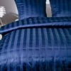 Satin-Bettwäsche, Marine -KIBEK Verkäufe Sureno Bettwaesche dunkelblau Marine 240x220 mil