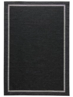Outdoor-Teppich, Anthrazit -KIBEK Verkäufe Svana OutdoorTeppich Dunkelgrau Anthrazit 160x230 pla