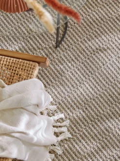 Outdoor-Teppich, Sand -KIBEK Verkäufe Talagante Flachgewebeteppich Beige Sand 120x170 spar